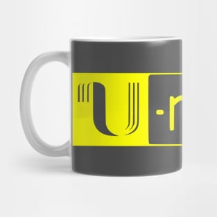 3/4" U-matic Yellow logo Umatic Mug